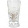 Set de 4 verre à liqueur tête de cerf