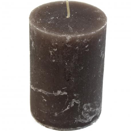 Candela cilindrica rustica grezza
