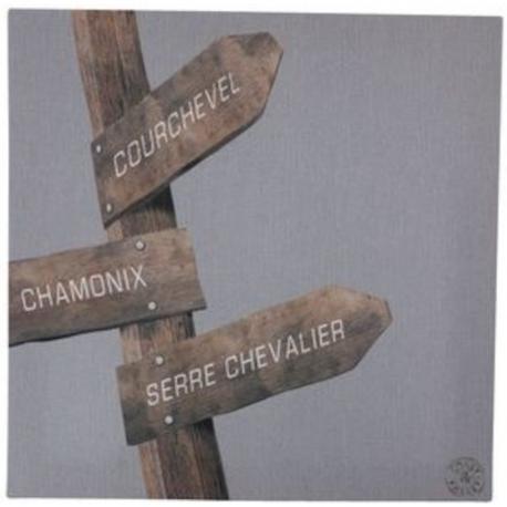 Quadro località sciistica