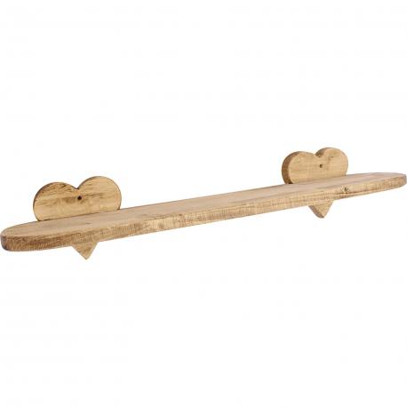 Mensola da bagno con cuore, 60 cm