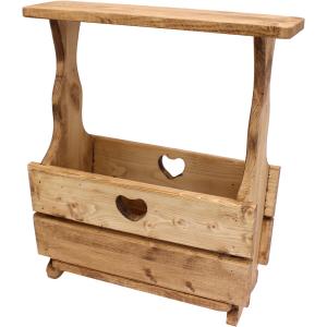 Porte revues coeur avec tablette