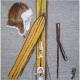 Interruttore decorato con vecchi sci in legno