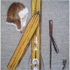 Interruttore decorato con vecchi sci in legno