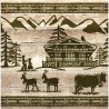 Interruttore decorativo Poya con chalet Interruttore decorativo Poya con chalet