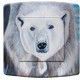 Interruttore decorativo Orso bianco