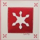Interruttore decorativo con fiocco di neve rosso