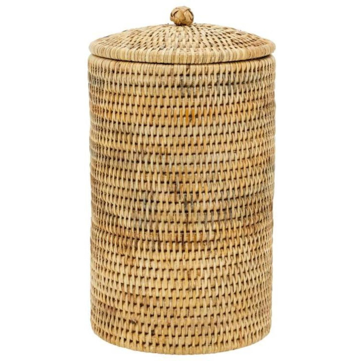 Toilet roll storage basket