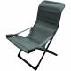 Chaise longue fiesta métal anthracite