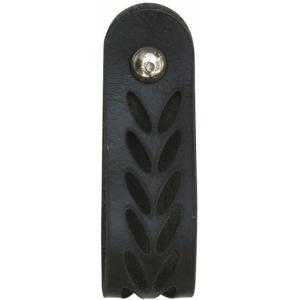 Pomello in pelle traforata