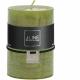 Bougie cylindrique vert