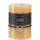 Bougie cylindrique ocre