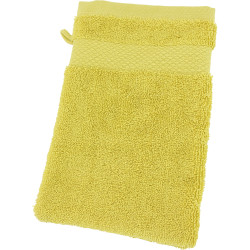 Guanto da bagno Spugna unita - Jaune sesame