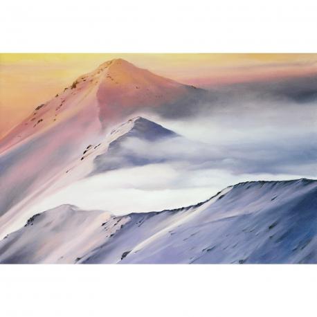 Quadro di creste nella bruma