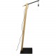 Lampadaire sacha abat jour verre