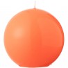 Bougie boule ciré brillante