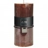 Bougie cylindrique marron