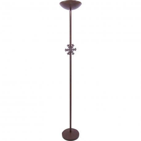 Lampadaire halo marron