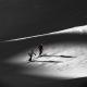Ombre et ski de rando en photo plexiglass