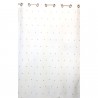 Tenda leggera Avet con piccoli abeti ricamati