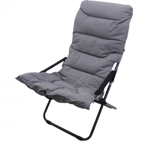 Sdraio imbottita pieghevole antracite