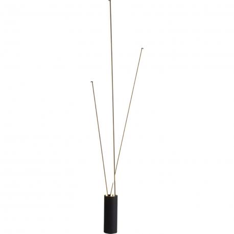 Lampadaire pot barres led