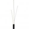 Lampadaire pot barres led