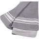 Plaid flanelle tête de cerf gris