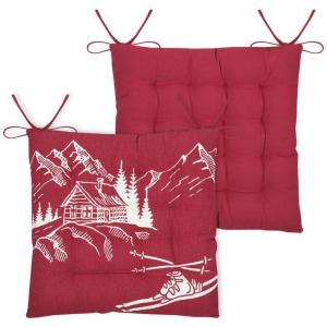 Galette de chaise villard chalet