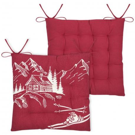 Galette de chaise villard chalet