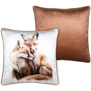 Coussin faune renards