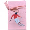 Taie brodée Après ski