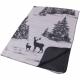 Plaid cerfs et forêt