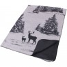 Plaid cerfs et forêt