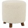 Pouf mouton pied bois