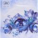 Paquet serviettes blue baubles