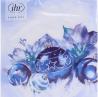 Paquet serviettes blue baubles