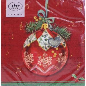Paquet serviettes christmas bauble
