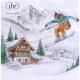 Paquet serviettes ski vacations