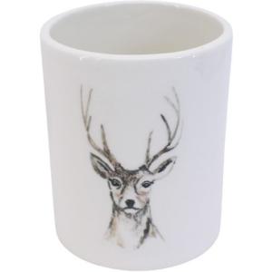 Verre brosses à dent tête de cerf