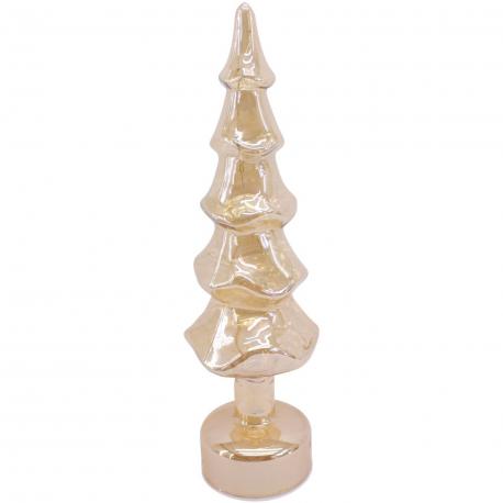 Sapin lumineux ambré