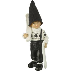 Petit garçon chapeau en noir et blanc
