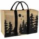 Sac à buche jute forêt
