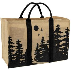 Sac à buche jute forêt