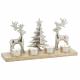 Petit bougeoir 2 cerfs et sapin