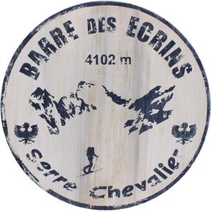 Panneau barre des ecrins 4102 m