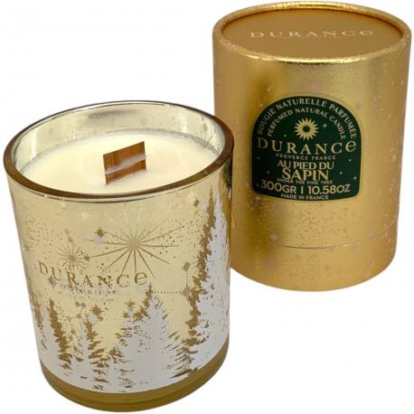 Bougie parfumée au pied du sapin 300g