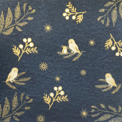 Serviette papier décorée - Baby chouette bleu | 40x40