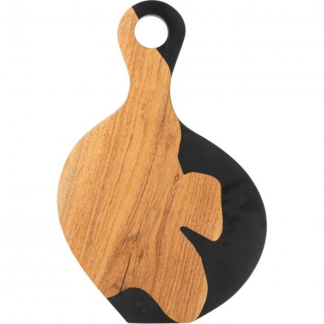 Planche acacia/resine noir