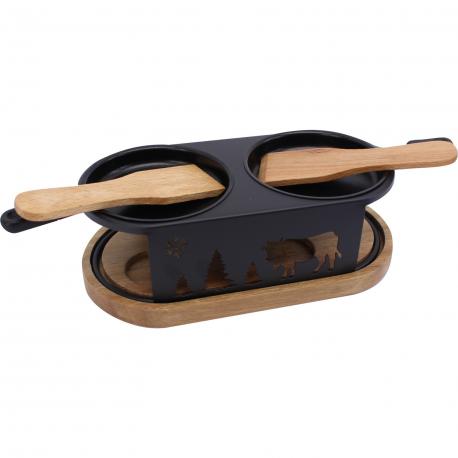 Mini set à raclette double sommets