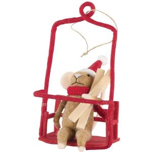 Petite souris sur télésiege à suspendre